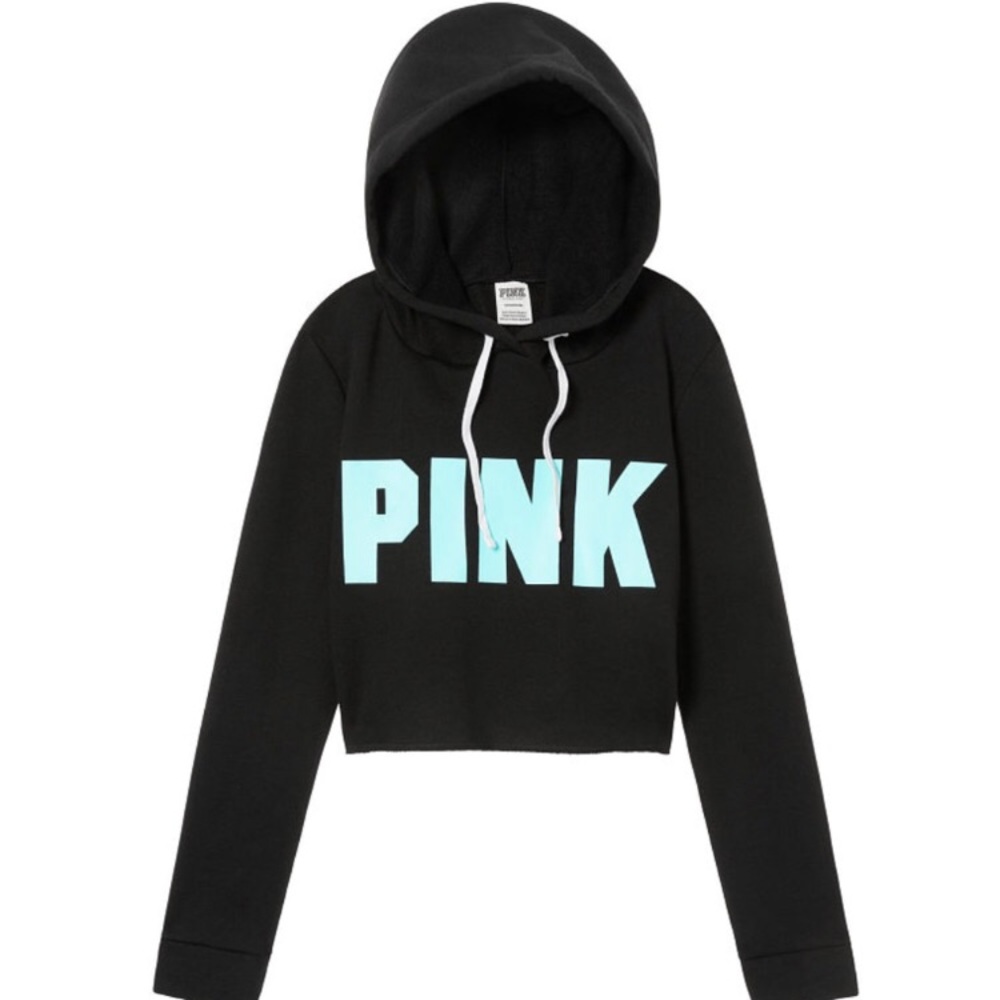 VS PINK HOODIE AND CROP TOP BUNDLE